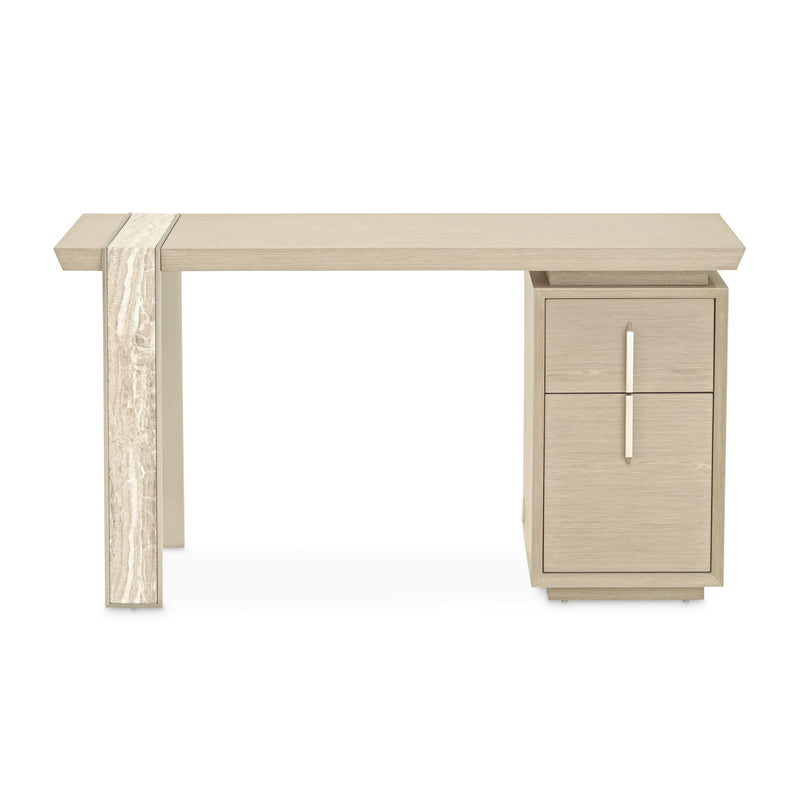 Lotus Bay - Vanity Desk - Sand - R&R Furniture Gallery (Fountain Valley, CA)