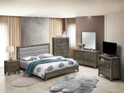 Transitional Modern Design Bed - R&R Furniture Gallery (Fountain Valley, CA)