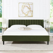 Aspen - Vertical Tufted Modern Headboard Platform Bed Set - R&R Furniture Gallery (Fountain Valley, CA)