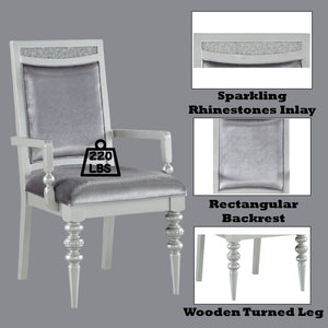 Maverick - Arm Chair (Set of 2) - Silver