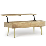 Jager - Lift Top Coffee Table Handcrafted - R&R Furniture Gallery (Fountain Valley, CA)