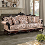 Veracruz - Sofa, Dark Cherry/Light Brown
