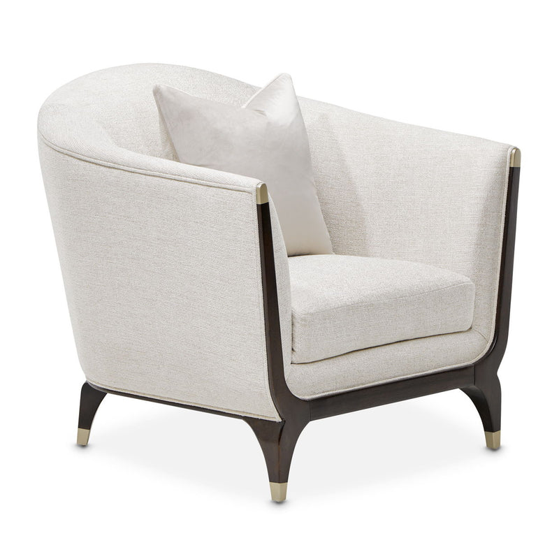 Paris Chic - Matching Chair - Cremini / Espresso - R&R Furniture Gallery (Fountain Valley, CA)