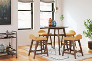 Lyncott - Upholstered Barstool (Set of 2) - R&R Furniture Gallery (Fountain Valley, CA)