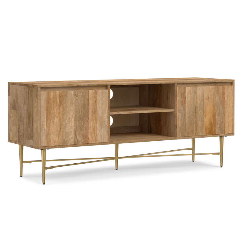 Fallon - TV Media Stand - Natural - R&R Furniture Gallery (Fountain Valley, CA)
