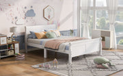Platform Bed Frame Mattress Foundation Sleigh Bed With Headboard / Footboard / Wood Slat Suppor - R&R Furniture Gallery (Fountain Valley, CA)