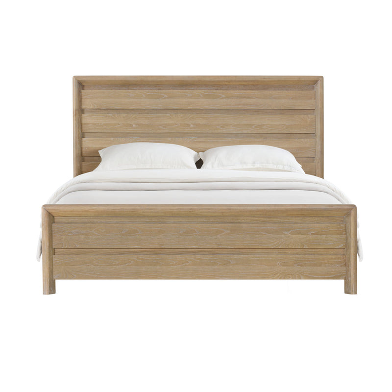 Panel Bed Frame With Unique Headboard And Included Slats - R&R Furniture Gallery (Fountain Valley, CA)