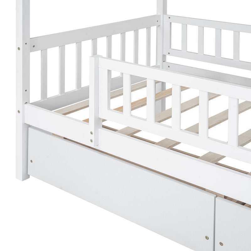 House Bed With 2 Drawers - R&R Furniture Gallery (Fountain Valley, CA)