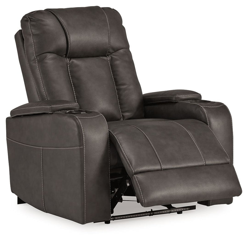 Feazada - Power Recliner With Adj Headrest - R&R Furniture Gallery (Fountain Valley, CA)