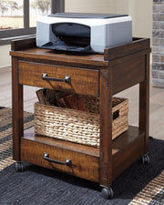 Baldridge - Printer Stand - Rustic Brown - R&R Furniture Gallery (Fountain Valley, CA)