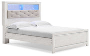 Altyra - Queen Panel Bookcase Bed With Roll Slats - White - R&R Furniture Gallery (Fountain Valley, CA)