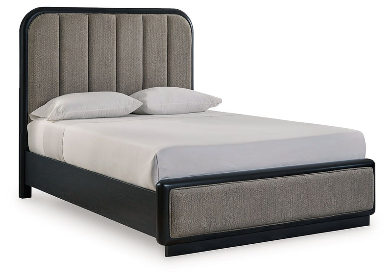 Rowanbeck - Upholstered Panel Bed - R&R Furniture Gallery (Fountain Valley, CA)