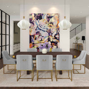 Lisa - Velvet Dining Chair - R&R Furniture Gallery (Fountain Valley, CA)