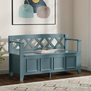 Amherst - Compact Entryway Storage Bench - R&R Furniture Gallery (Fountain Valley, CA)