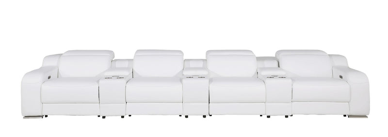 1116 - 7-Piece Modular Power Reclining Sofa In With 4 Power Recliners & Power Headrests