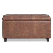 Cosmopolitan - Upholstered Storage Ottoman - R&R Furniture Gallery (Fountain Valley, CA)