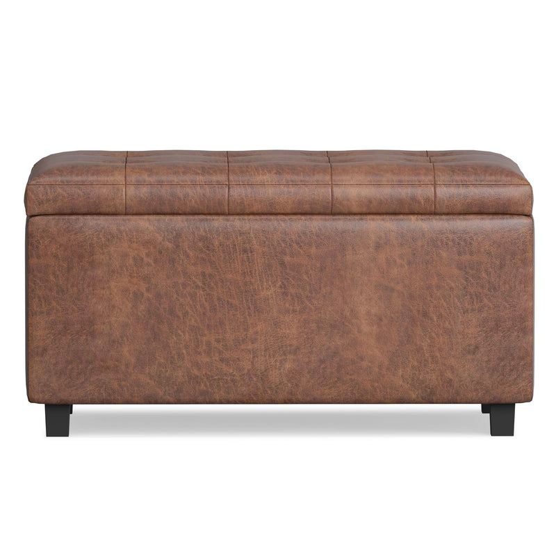 Cosmopolitan - Upholstered Storage Ottoman - R&R Furniture Gallery (Fountain Valley, CA)