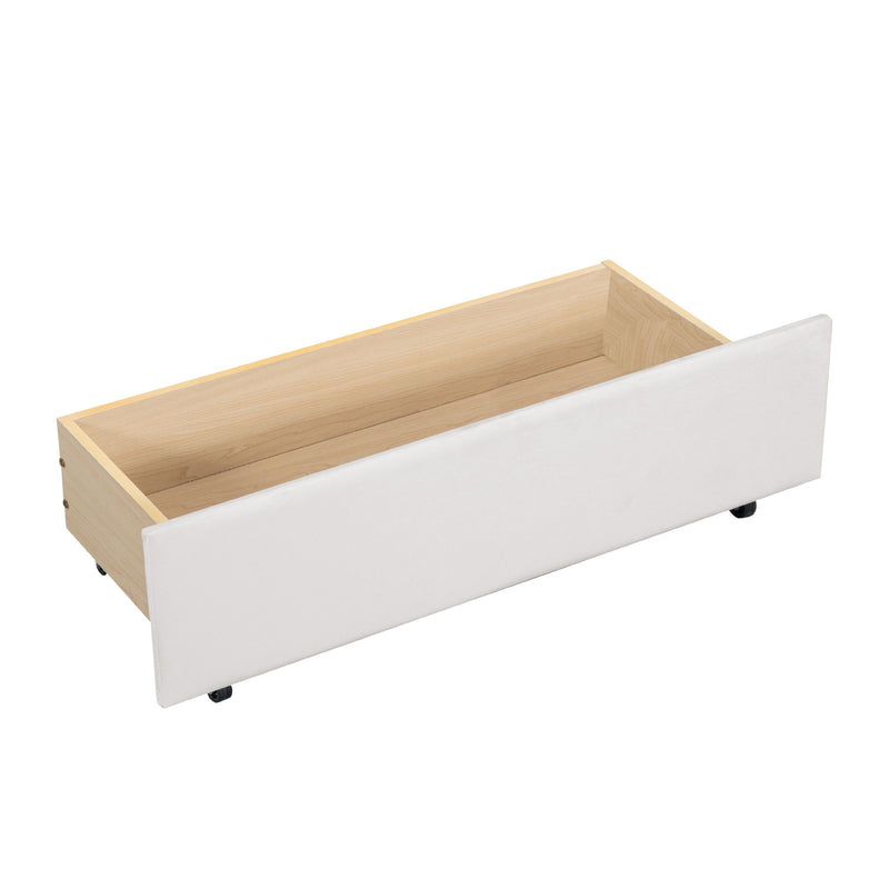 Upholstered Daybed With Ergonomic Design Backrest - R&R Furniture Gallery (Fountain Valley, CA)
