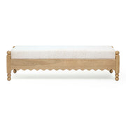 Thelma - Performance Basketweave Bench - Cream - R&R Furniture Gallery (Fountain Valley, CA)