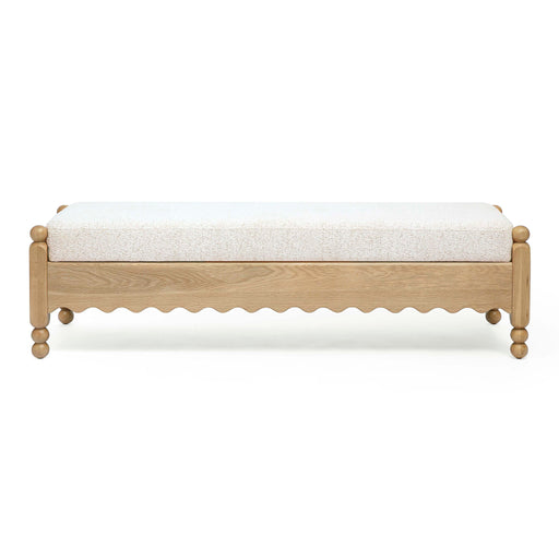 Thelma - Performance Basketweave Bench - Cream - R&R Furniture Gallery (Fountain Valley, CA)