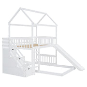 House Bunk Bed With Slide - R&R Furniture Gallery (Fountain Valley, CA)