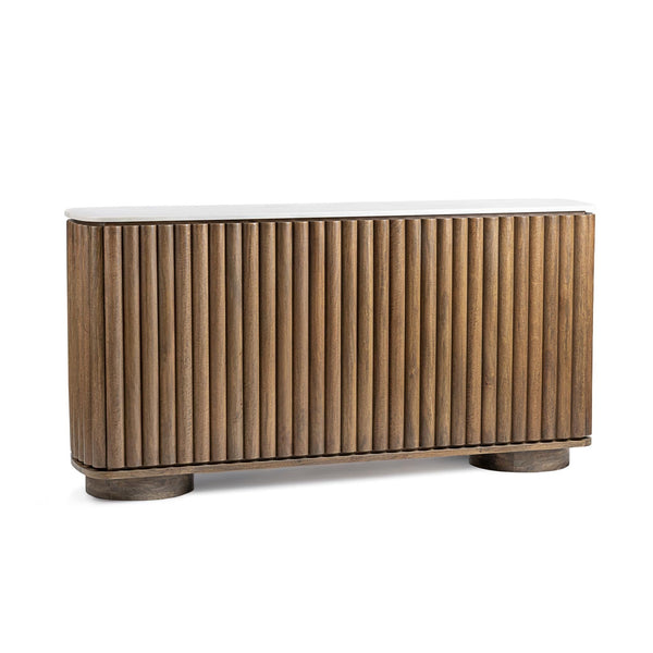 Novara - Bar Cabinet - Molten Walnut
