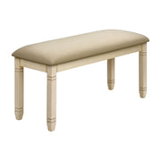 Upholstered Bench With Solid Legs - R&R Furniture Gallery (Fountain Valley, CA)
