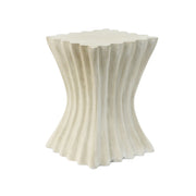 Mgo Archaistic Wavy Side Table - Antique Sandstone - R&R Furniture Gallery (Fountain Valley, CA)