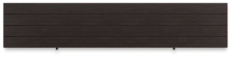Darborn - 88" TV Stand With Electric Infrared Fireplace Insert - Gray / Brown - R&R Furniture Gallery (Fountain Valley, CA)