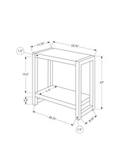 Accent Side Table, Narrow, Small, 2 Tier, Contemporary And Modern - R&R Furniture Gallery (Fountain Valley, CA)