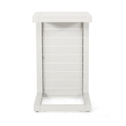 Aluminum Outdoor C - Shaped Side Table For Patio - R&R Furniture Gallery (Fountain Valley, CA)