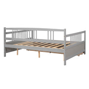 Modern DreamHaus multifunctional daybed with built-in storage drawers and a sleek, contemporary design for versatile bedroom use.