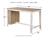 Skempton - Rectangular Counter Table With Storage Set - R&R Furniture Gallery (Fountain Valley, CA)
