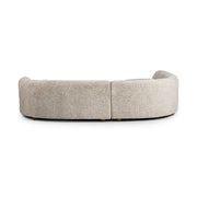 Classic Home Concord stationary sectional sofa with plush cushions and neutral fabric upholstery, shown in a modern living room setting.