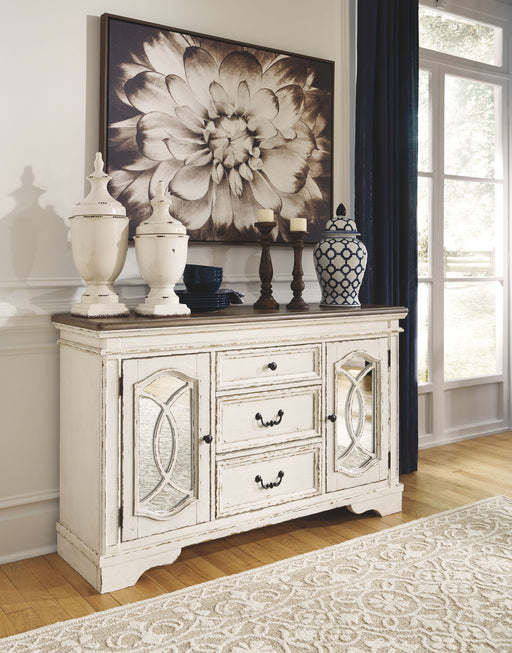 Realyn - Dining Room Server - Chipped White - R&R Furniture Gallery (Fountain Valley, CA)