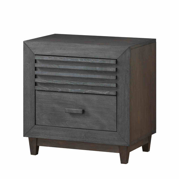 Griffin - Nightstand, Charcoal Brown