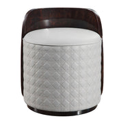 Jamonica - Vanity Stool - Gray & Dark Brown - R&R Furniture Gallery (Fountain Valley, CA)