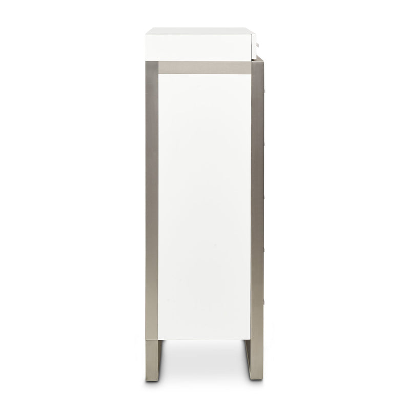 Marquee - 7-Drawer Chest - Cloud White - R&R Furniture Gallery (Fountain Valley, CA)