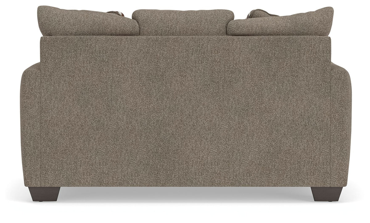 Triston-Peaks - Loveseat - Suede - R&R Furniture Gallery (Fountain Valley, CA)