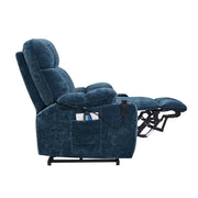 Refined Comfort dual Okin motor lift recliner chair for elderly with infinite positions, lay flat, heat, and massage features.