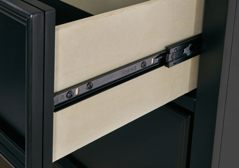 Lanolee - Dresser And Mirror - Black - R&R Furniture Gallery (Fountain Valley, CA)