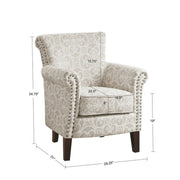 Brooke - Tight Back Club Chair - R&R Furniture Gallery (Fountain Valley, CA)