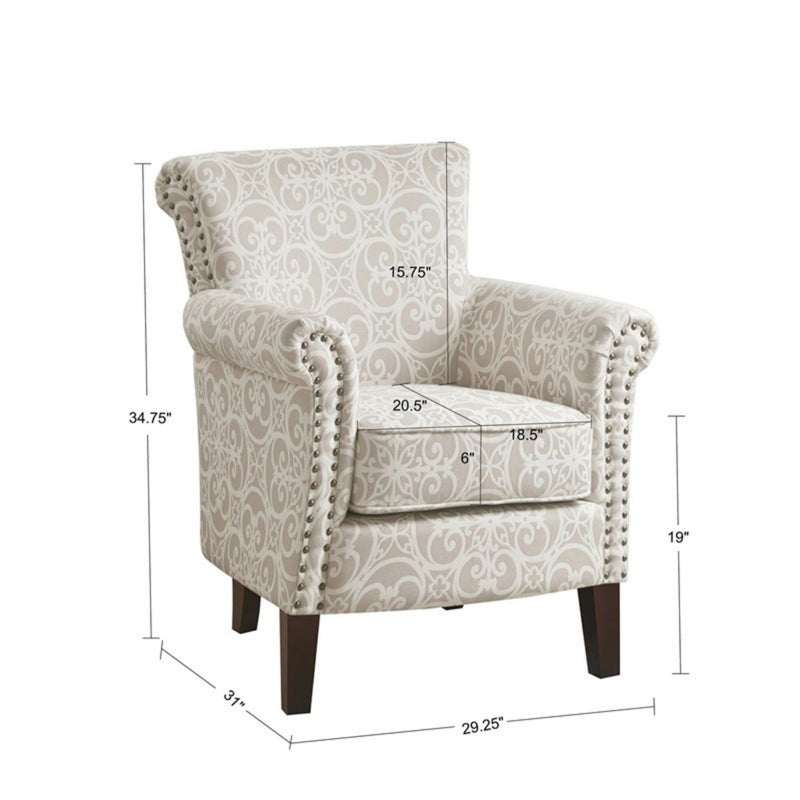 Brooke - Tight Back Club Chair - R&R Furniture Gallery (Fountain Valley, CA)