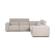 Classic Home Knoxville power recliner sectional with plush fabric and multiple reclining seats, perfect for comfortable living rooms.