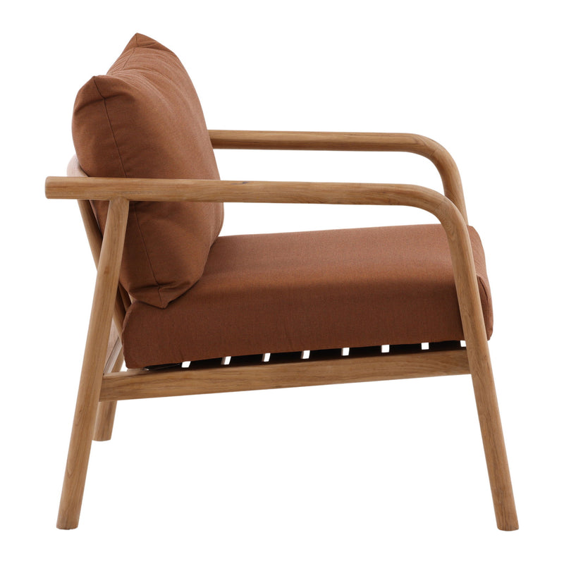 Aimee - Outdoor Occasional Chair - Sienna And Natural