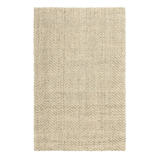 Classic Home herringbone jute area rug with natural woven texture, ideal for adding rustic charm to living spaces.
