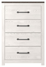 Gerridan - Four Drawer Chest - White / Gray - R&R Furniture Gallery (Fountain Valley, CA)