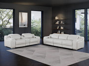 1116 - 6-Piece Modular Power Reclining Sofa And Console Loveseat Set In With 5 Power Recliners & Power Headrests - R&R Furniture Gallery (Fountain Valley, CA)