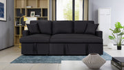 Paisley - Fabric Reversible Sleeper Sectional Sofa With Storage Chaise - R&R Furniture Gallery (Fountain Valley, CA)