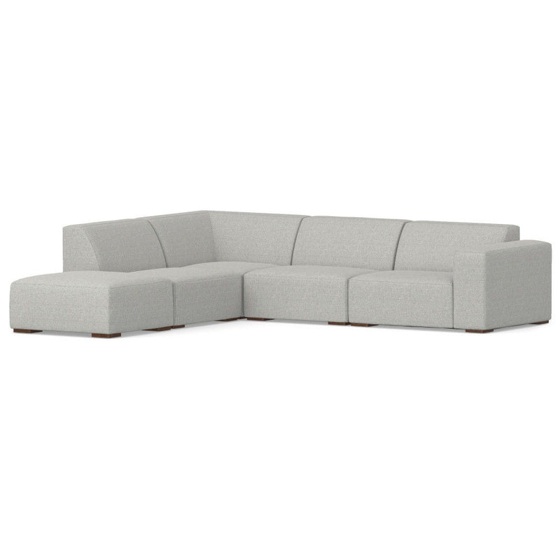 Rex - Handcrafted Sectional Sofa And Ottoman - R&R Furniture Gallery (Fountain Valley, CA)
